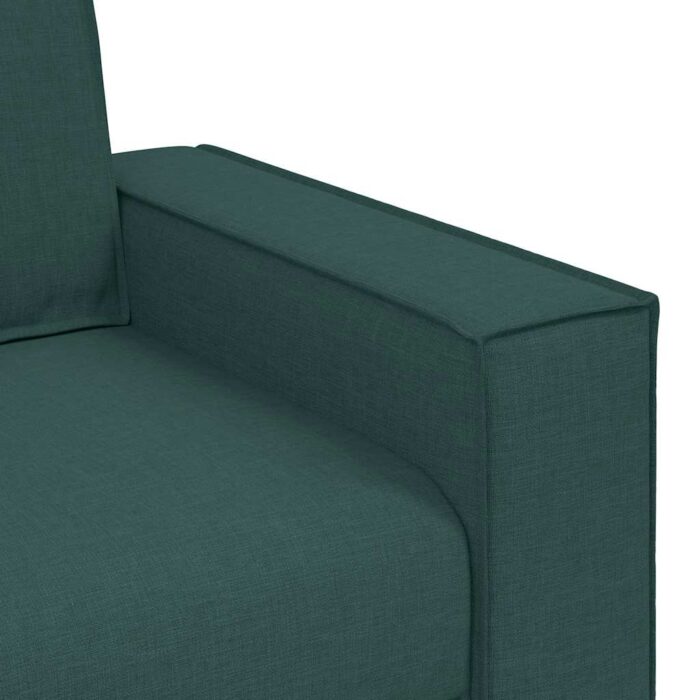 Canapé 2 places Vert foncé 120 cm Tissu – Image 5