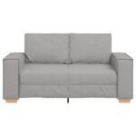 Canapé 2 places Gris nuage 120 cm Tissu – Image 2
