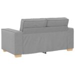 Canapé 2 places Gris nuage 120 cm Tissu – Image 4