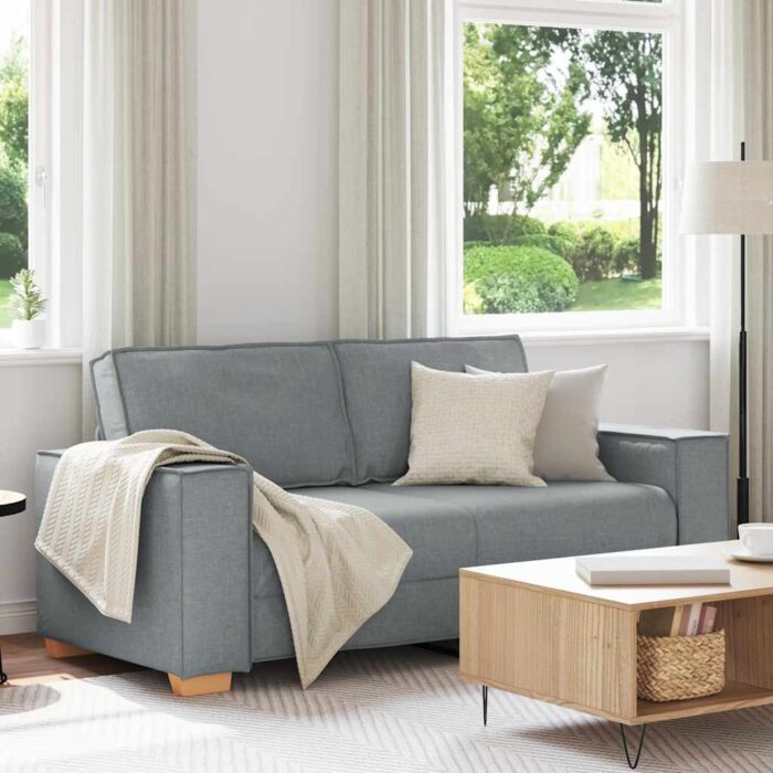 VXL8721158688897_m_en_hd_1.jpg Canapé 2 places Gris clair 140 cm Tissu – Image 1