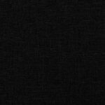 Canapé 2 places Noir 140 cm Tissu – Image 6