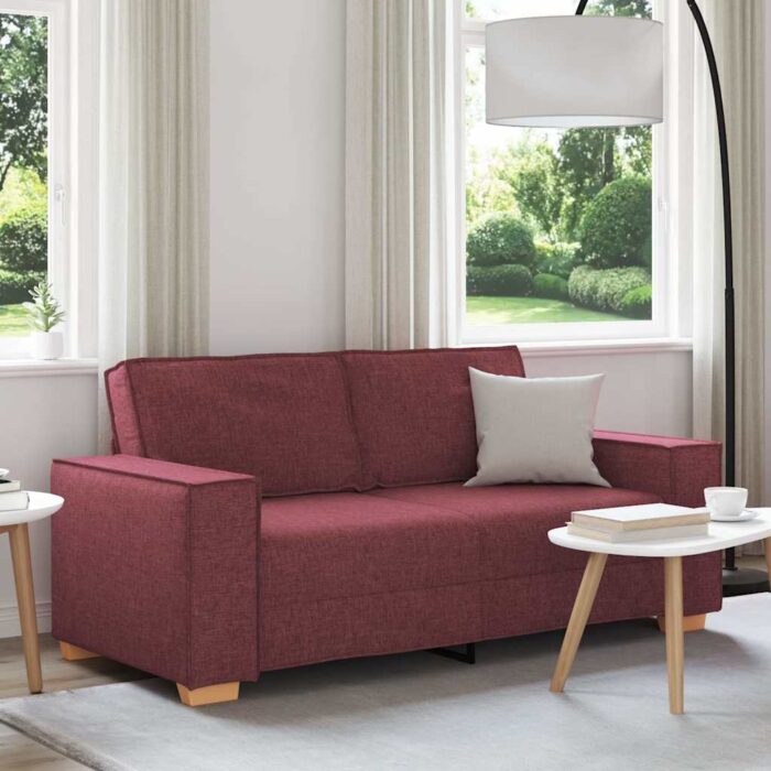 VXL8721158688927_m_en_hd_1.jpg Canapé 2 places Rouge vin 140 cm Tissu – Image 1