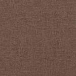 Canapé 2 places Marron 140 cm Tissu – Image 6