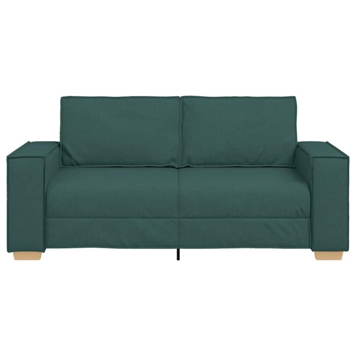 VXL8721158688941_g_en_hd_2.jpg Canapé 2 places Vert foncé 140 cm Tissu – Image 2