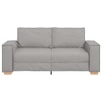 Canapé 2 places Gris nuage 140 cm Tissu – Image 2