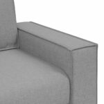 Canapé 2 places Gris nuage 140 cm Tissu – Image 5