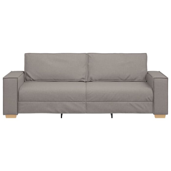 Canapé 3 places Taupe 180 cm Tissu – Image 2