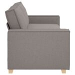 Canapé 3 places Taupe 180 cm Tissu – Image 3