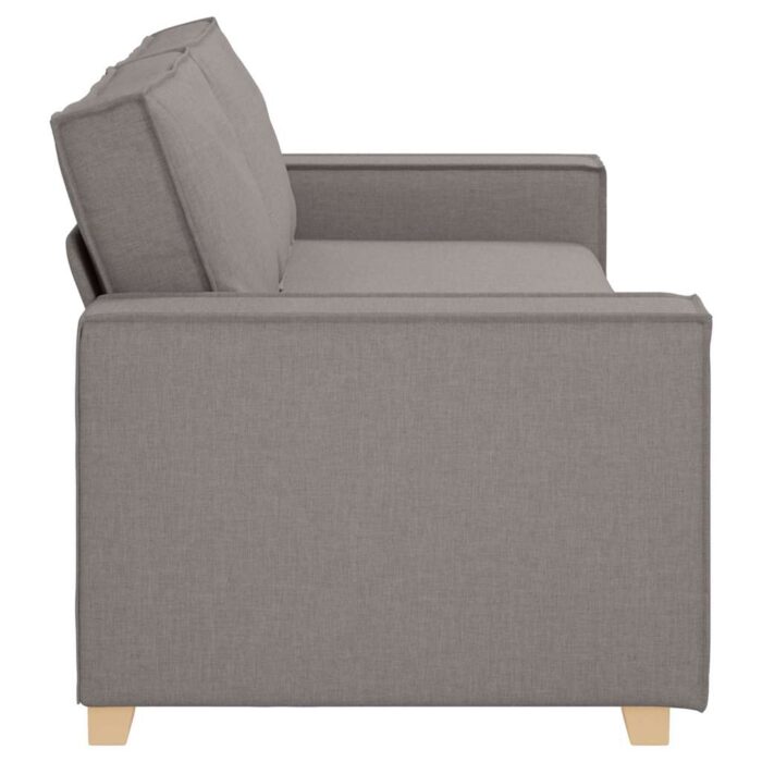 Canapé 3 places Taupe 180 cm Tissu – Image 3