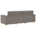 Canapé 3 places Taupe 180 cm Tissu – Image 4