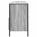 Meuble de salle de bain lavabo tiroirs sonoma gris 90x34,5x60cm – Image 5