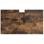 Meuble de salle de bain lavabo tiroirs chêne fumé 60x34,5x60 cm – Image 7