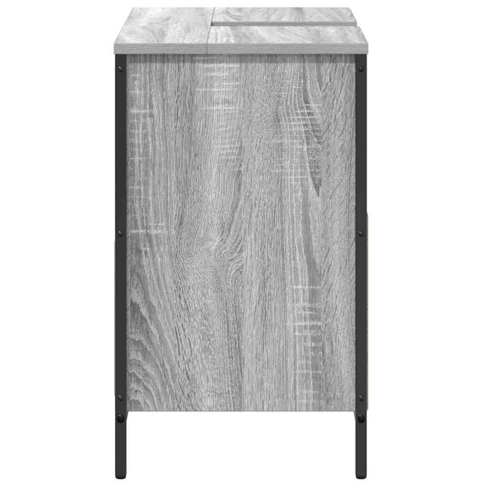 Meuble de salle de bain avec lavabo et tiroirs 60x34,5x60 cm – Image 5