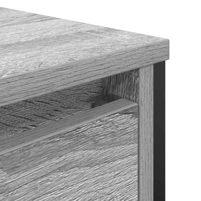 Meuble de salle de bain avec lavabo et tiroirs 60x34,5x60 cm – Image 9