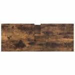 Meuble sous-vasque avec tiroirs chêne fumé 90x34,5x60 cm – Image 7