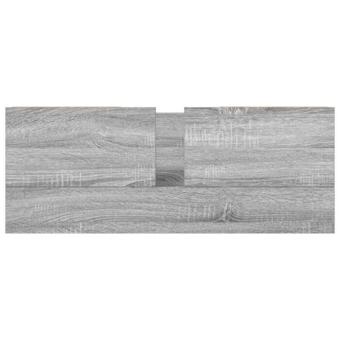 Meuble sous-vasque avec tiroirs sonoma gris 90x34,5x60cm – Image 7