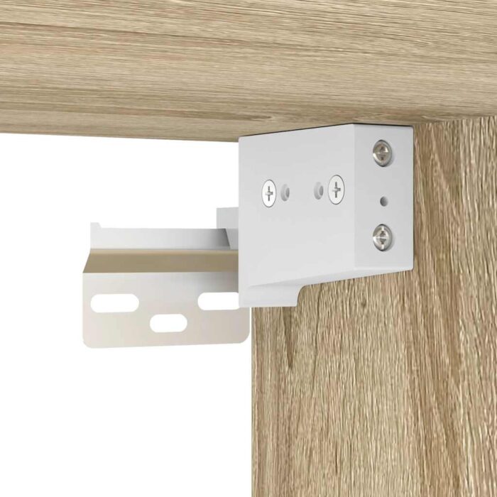 Meuble murale de salle de bain miroir chêne sonoma 50x21x60 cm – Image 10