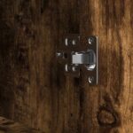 Meuble de salle de bain avec étagères chêne fumé 36x35x165 cm – Image 10