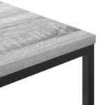 Meuble de salle de bain avec étagères sonoma gris 36x35x165 cm – Image 9
