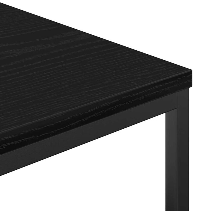 Meuble de salle de bain avec étagères chêne noir 76,5x35x95 cm – Image 8