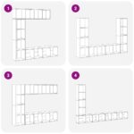 Bibliothèques 3 pcs vieux bois bois d'ingénierie – Image 7