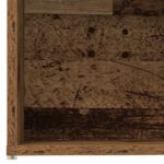 Bibliothèques 3 pcs vieux bois bois d'ingénierie – Image 8