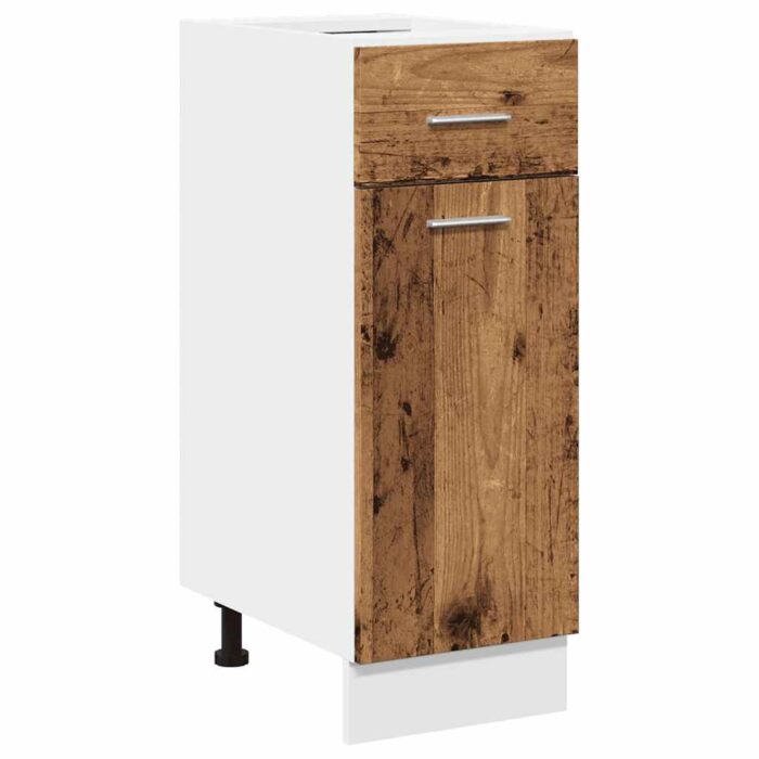 Ensemble d'armoires de cuisine 11 pcs vieux bois – Image 3