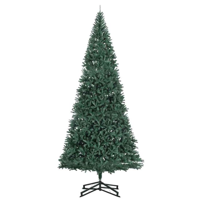 Sapin de Noël artificiel avec support vert 500 cm PVC – Image 2