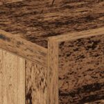 Table de chevet flottante vieux bois bois d'ingénierie – Image 7