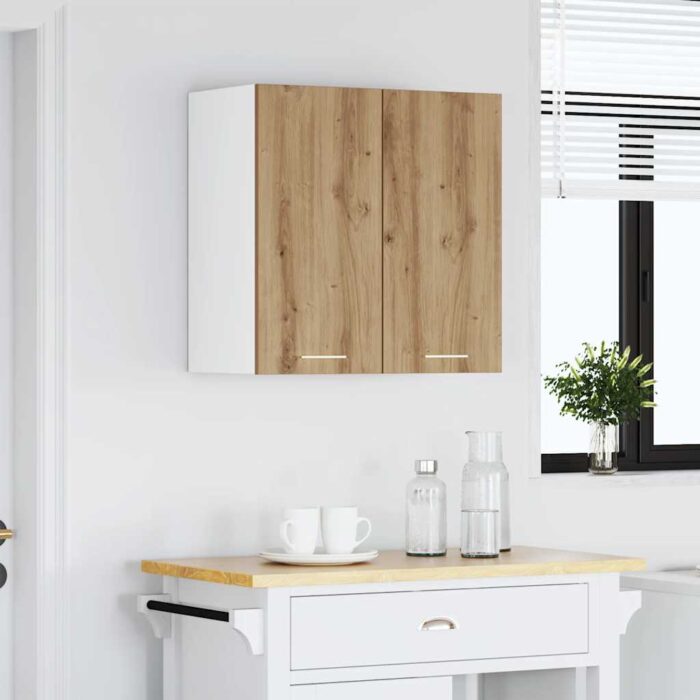 Armoire murale de cuisine chêne artisanal 60x31x60 cm – Image 2