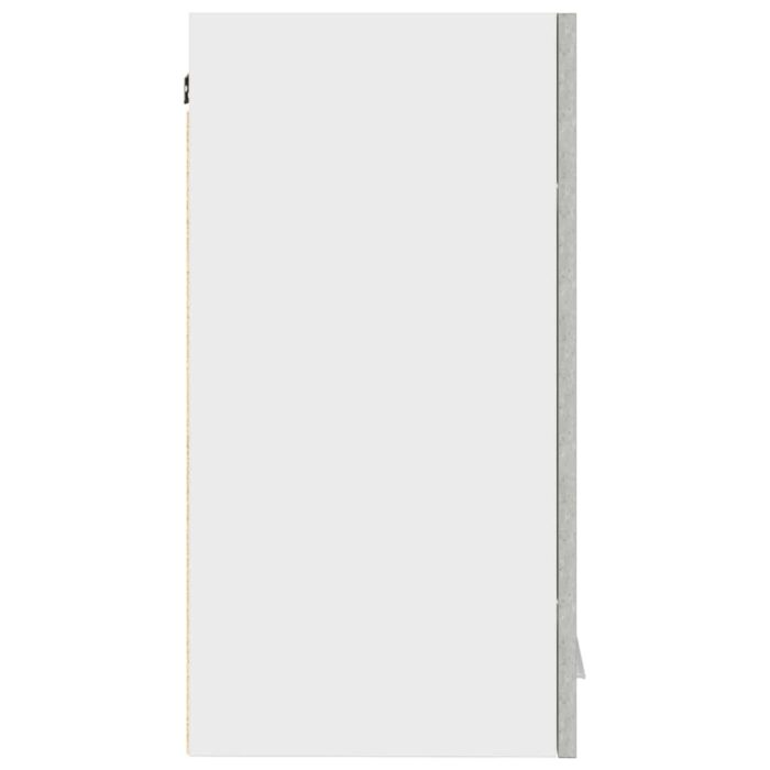 Armoire murale cuisine gris béton 60x31x60 cm bois d'ingénierie – Image 5