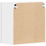 Armoire murale cuisine gris béton 60x31x60 cm bois d'ingénierie – Image 6