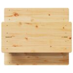 Table avec bancs pour enfants IRUN 90x79,5x50 cm bois massif – Image 4