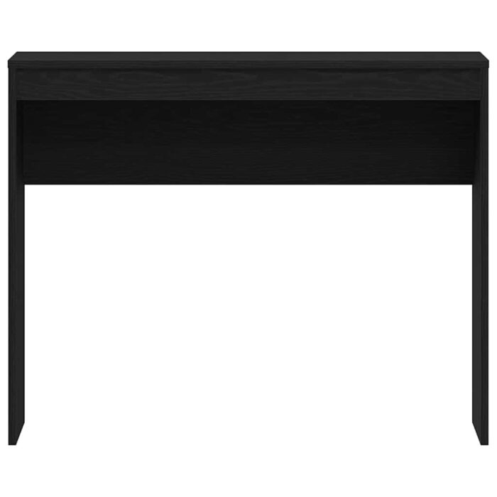 Bureau chêne noir 90x40x72 cm bois d'ingénierie – Image 3
