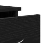 Armoire murale chêne noir 88x26x18,5 cm bois d'ingénierie – Image 7