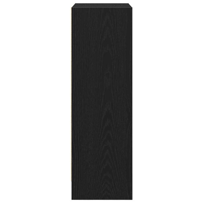 Bibliothèque chêne noir 40x24x76 cm bois d'ingénierie – Image 4