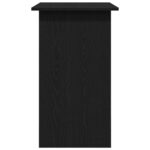Bureau chêne noir 80x45x74 cm bois d'ingénierie – Image 5