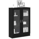 Bibliothèque chêne noir 82,5x30,5x115 cm bois d'ingénierie – Image 2