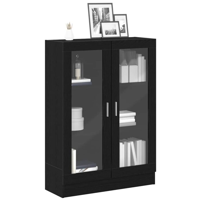 Bibliothèque chêne noir 82,5x30,5x115 cm bois d'ingénierie – Image 2