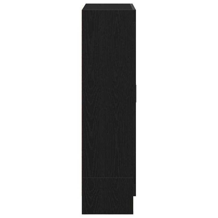 Bibliothèque chêne noir 82,5x30,5x115 cm bois d'ingénierie – Image 5