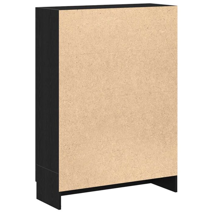 Bibliothèque chêne noir 82,5x30,5x115 cm bois d'ingénierie – Image 6