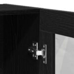 Bibliothèque chêne noir 82,5x30,5x115 cm bois d'ingénierie – Image 7