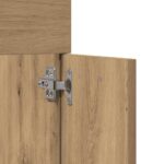 Ensemble de meubles salle de bain 2 pcs bois d'ingénierie – Image 8