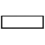 Étagères murales cube 4 pcs chêne noir 100x15x30 cm bois – Image 4