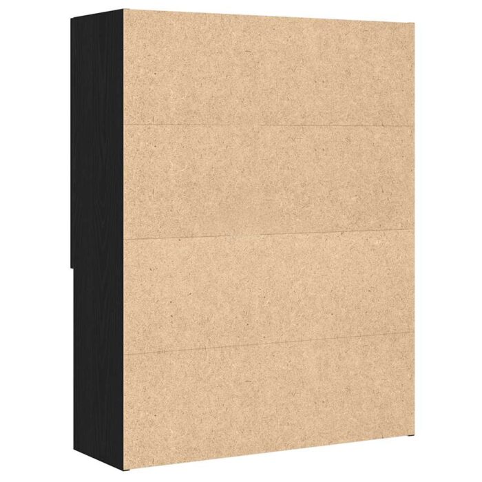 Meuble pour machine à laver chêne noir 70,5x25,5x90 cm – Image 6