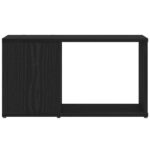 Meuble TV chêne noir 60x24x32 cm bois d'ingénierie – Image 4