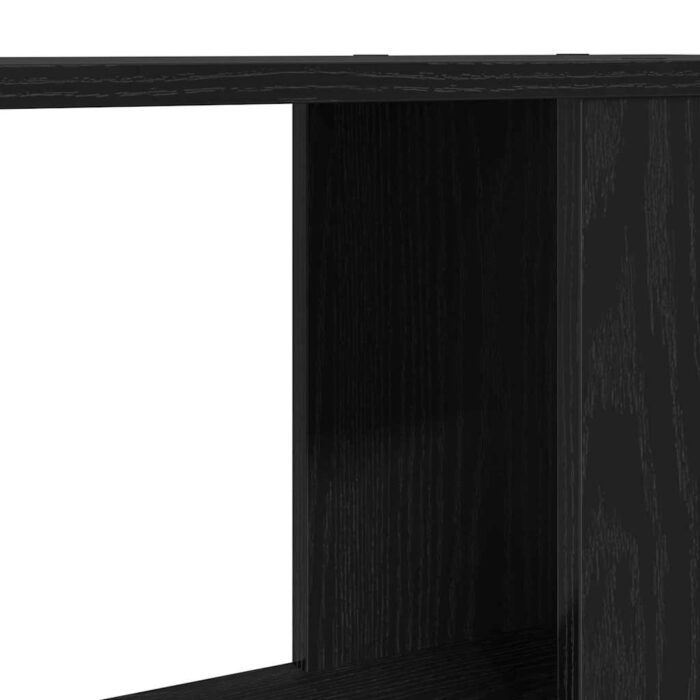 Meuble TV chêne noir 60x24x32 cm bois d'ingénierie – Image 7