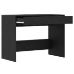 Bureau chêne noir 101x50x76,5 cm Bois d'ingénierie – Image 3