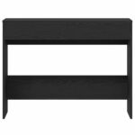 Bureau chêne noir 101x50x76,5 cm Bois d'ingénierie – Image 4