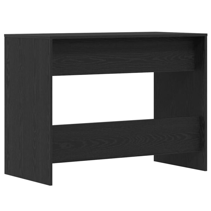 Bureau chêne noir 101x50x76,5 cm Bois d'ingénierie – Image 6